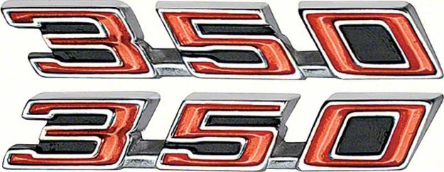 Picture of 1968-69 Firebird 350 Hood Emblems 