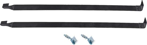 Picture of 1961-64 Impala/Full-Size (Ex Wagon) With 20 Gal Tank - Fuel Tank Mounting Straps - Edp Coated Steel 