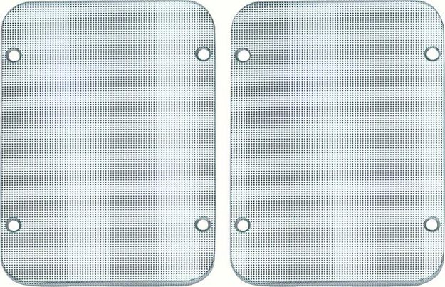 Picture of 1958-72 Kick Panel Speaker Grills 