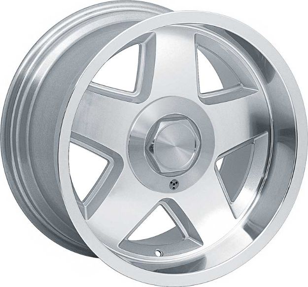 Picture of 1982-2002 Camaro / FirebirdR15 17" X 9.5" 5-Spoke Aluminum Wheel With Silver accents 