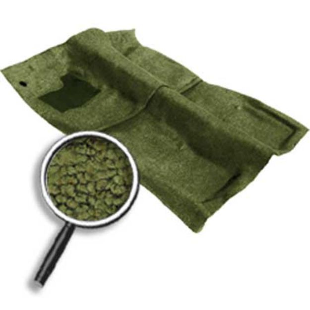 Picture of 1969 Camaro / Firebird Moss Green Molded Carpet Set Loop 