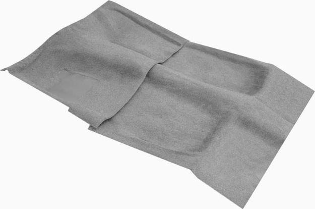 Picture of 1970-71 Camaro With Automatic Trans Silver Molded Loop Carpet Set With Tail 