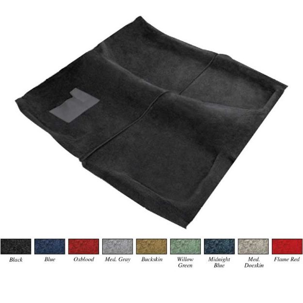 Picture of 1974-75 F-Body 4 Speed BlueMolded Cut Pile Carpet Set With Tail 