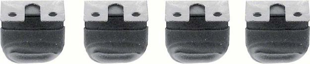 Picture of 1967-69 Camaro / Firebird Coupe 4 Piece Roof Rail Weatherstrip Blowout Clip Set 