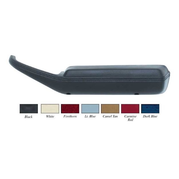 Picture of 1978-80 Camaro,1978-81 Firebird Carmine RedArm Rest Pad / Door Pull Handles 