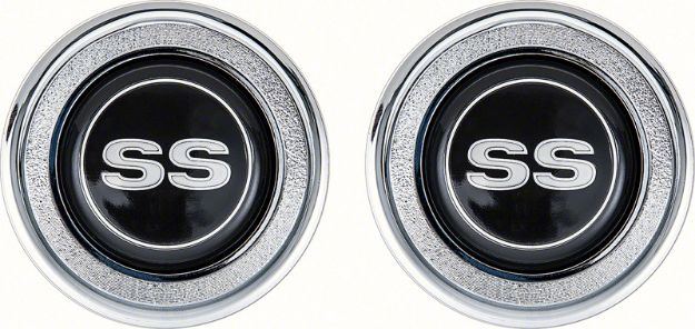 Picture of 1974-81 Camaro SS Interior Door Panel Emblems 