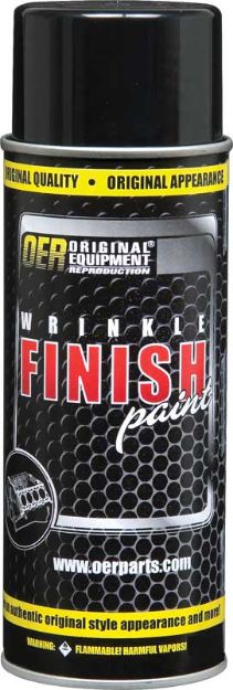 Picture of Black  Wrinkle Finish Paint 16 Oz Aerosol Can 