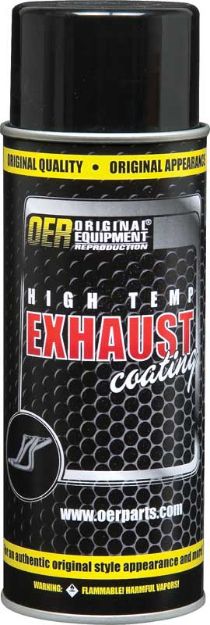 Picture of Black  Hi-Temp Exhaust Coating 16 Oz Aerosol Can 