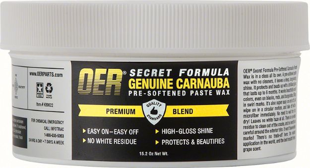 Picture of Secret Formula pre-Softened Carnauba Paste Wax - 15 Oz. Can 