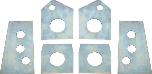 Picture of 1967-69 F-Body & 1968-74 X-Body Subframe Body Plate Set 
