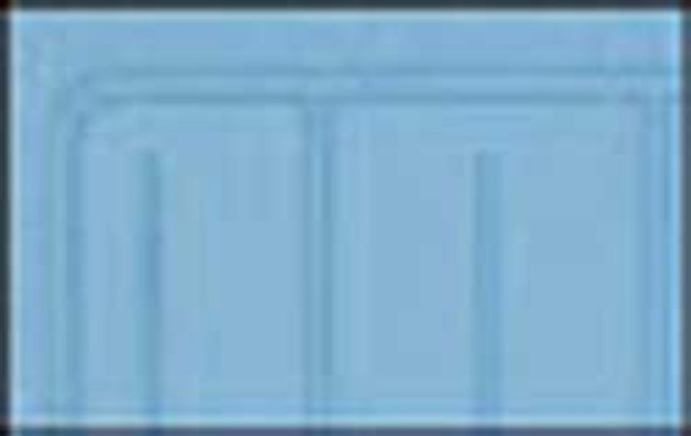 Picture of 1962-64 Chevy II / Nova Light Blue 2 Piece (Full Front / Full Rear) OE Style Rubber Floor Mat Set 