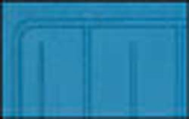 Picture of 1962-64 Chevy II / Nova Medium Blue 2 Piece (Full Front / Full Rear) OE Style Rubber Floor Mat Set 
