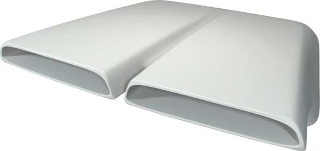 Picture of 1970-76 Plymouth Duster Dual Snorkel Hood Scoop 