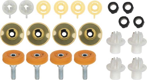 Picture of 1973-1974 E-Body Cuda Challenger Door Window Hardware Set 
