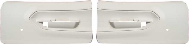 Picture of 1970-74 Barracuda / 'Cuda White Front Door Panels 