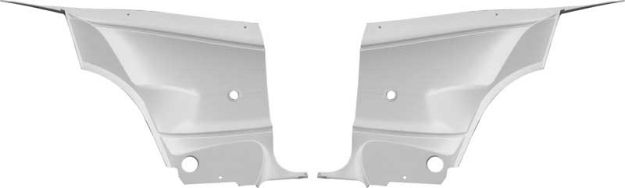 Picture of 1970-74 Barracuda / 'Cuda White Rear Panels 