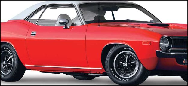 Picture of 1973-1974 Plymouth Barracuda / 'Cuda Rocker Panel Trim Moldings 