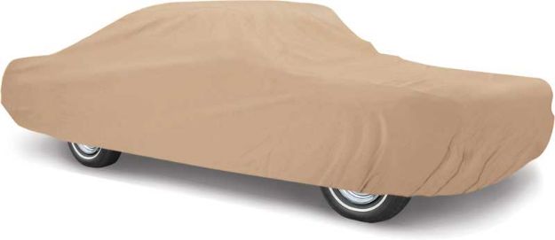 Picture of 1967-69 Barracuda Fastback Tan Softshield&Trade; Flannel Car Cover 