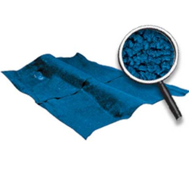 Picture of 1962-67 Chevy ii/Nova 2-Door W/ 4-Speed MT - Loop Carpet Set - Bright Blue 