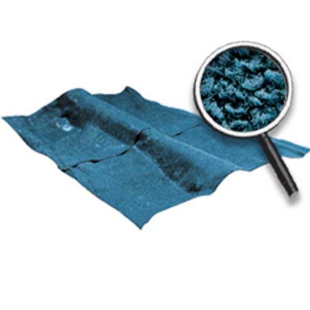Picture of 1962-67 Chevy ii/Nova 2-Door W/ 4-Speed MT - Loop Carpet Set - Medium Blue 
