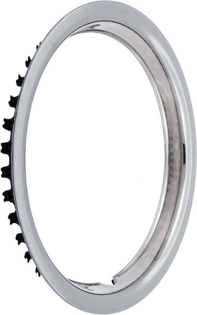 Picture of 14" Stainless Steel 1-1/2" Deep Round Lip Rally Wheel Trim Ring 