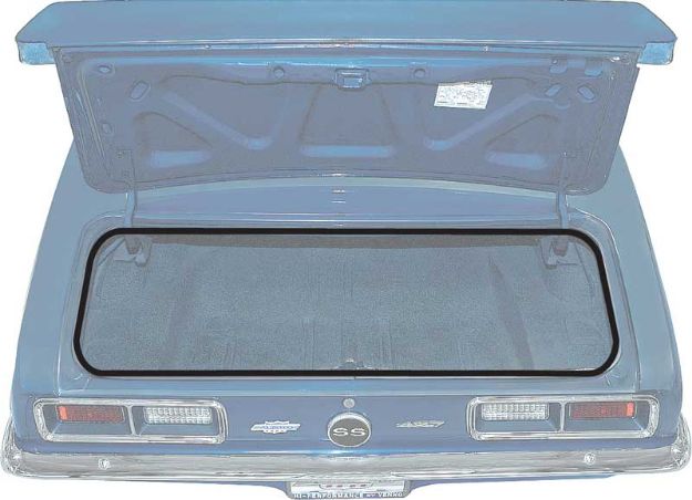Picture of 1958-81 Original Style Latex Trunk Weatherstrip 