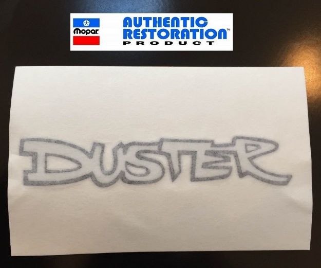 Picture of 1970 1971 1972 Plymouth Duster Fender Decal