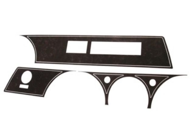 Picture of 1967-69 A-body Rallye Dash Woodgrain Insert