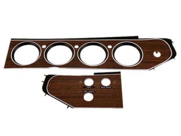 Picture of 1972-74 E-body Rallye Dash Bezel Kit (3 Switch)