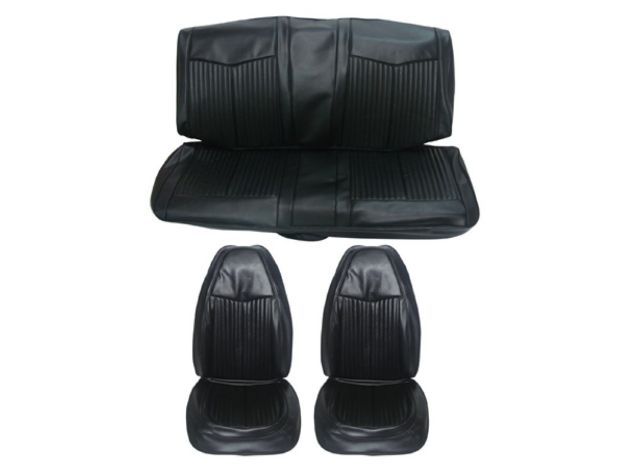 Picture of 1970 Duster Front Bucket Rear Bench Seat Cover