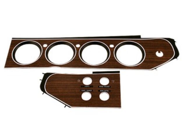 Picture of 1972-74 E-body Rallye Dash Bezel Kit (4 Switch)
