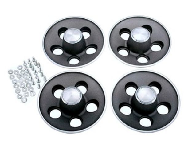 Picture of 1971 A-Body Dark Argent Silver Rally Wheel Caps