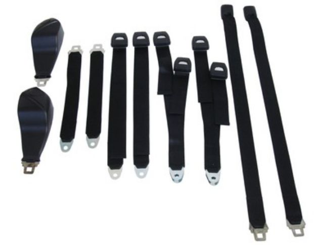 Picture of 1971 B,E-body Bucket Seat Belt Set