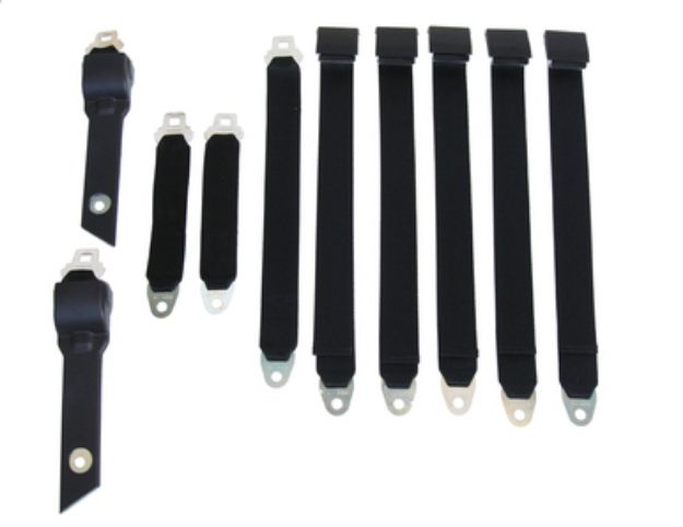 Picture of 3850-70CBUK 1970-71 A-body Convertible Bucket Seat Belt Set