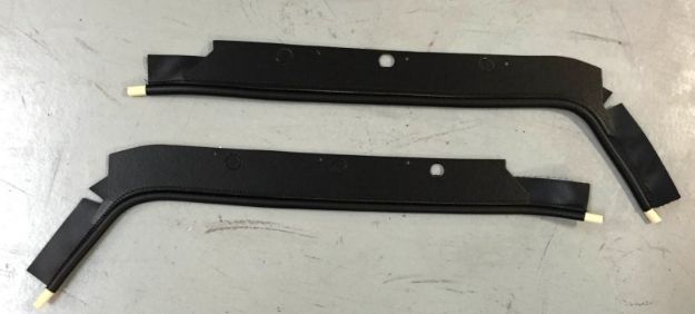 Picture of 1968-1969 A-Body Rear Door Jamb Windlace Pinchweld Trim BLK 