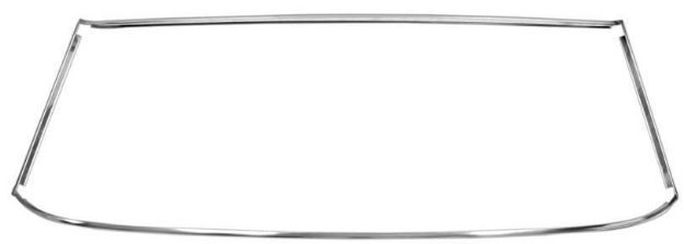 Picture of 1962-1967 Chevy II Nova Front Windshield Window Moldings Set Hardtop