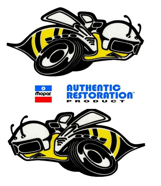 Picture of 1971 Dodge Charger Super Bee Quarter Panel Bees Decal  (set of two)