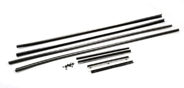 Picture of 1963-64 Pontiac Catalina 2-Door Hardtop Window Felts Fuzzies Standard Kit