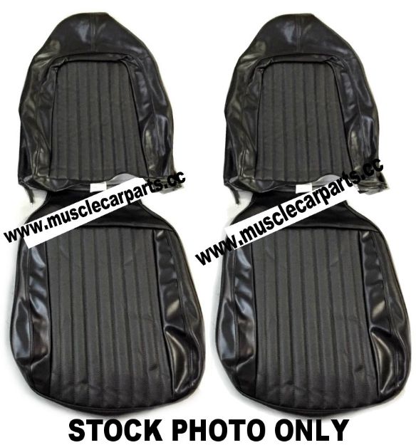 Picture of 1967 Dodge Charger Front and Rear Seat Upholstery Covers