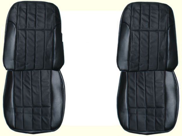 Picture of 1968-1969 Pontiac Firebird Deluxe Front and Rear Seat Upholstery Covers