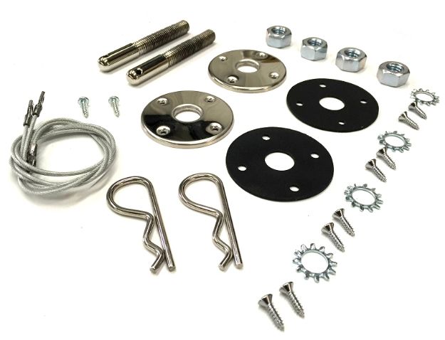 Picture of 1970-1974 Plymouth Cuda Hood Pin Kit with 23" Cables