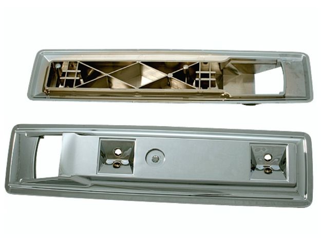 Picture of 112 Mopar B-body 13" Front Chrome Armrest Base