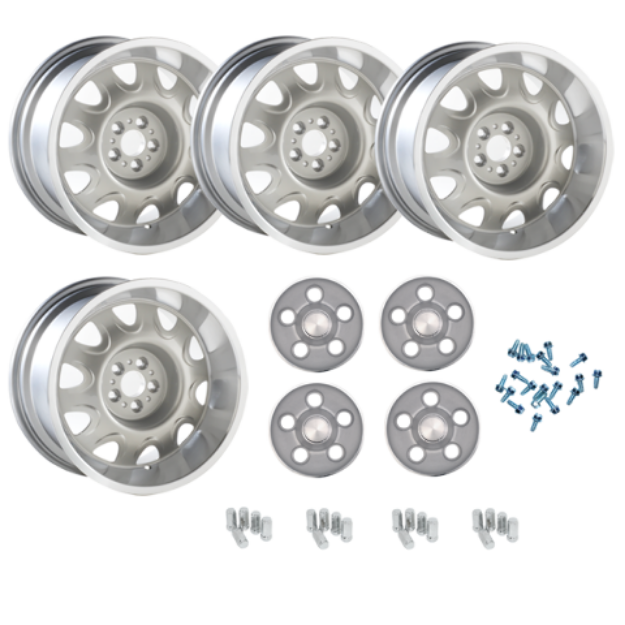 Picture of Mopar Rallye Wheels Package for Dodge/Plymouth 17x9" Light Argent Caps