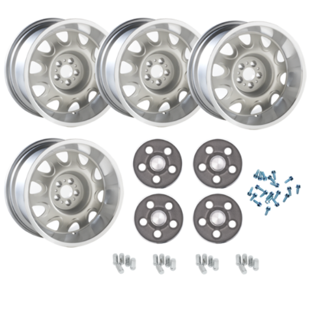Picture of Mopar Rallye Wheels Package Dark Argent for Dodge and Plymouth Models 17x8"