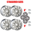 Picture of Mopar Rallye Wheels Package for Dodge /Plymouth Dark Argent (2)17x9 (2)17x8"