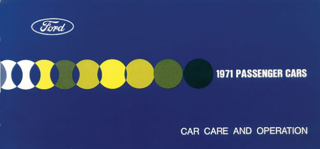 Picture of 1971-1971 Ford Mustang Owners Manual