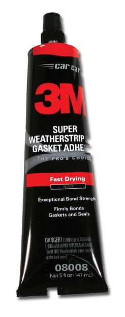 Picture of 1964-2021 Ford Mustang Weatherstrip Adhesive - Black 5 Oz 3M