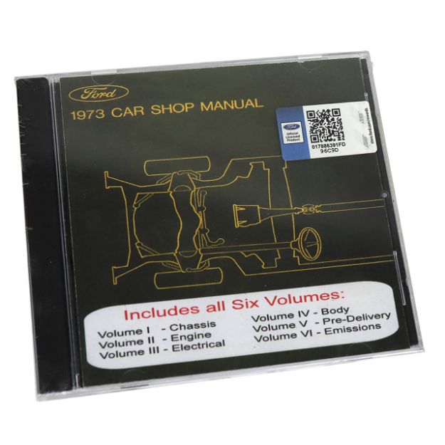 Picture of 1973-1973 Ford Mustang SHOP MANUAL CD-ROM