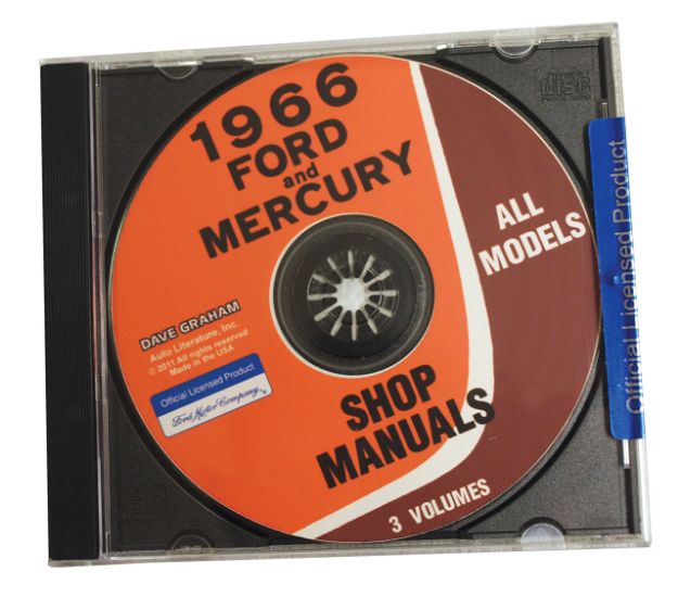 Picture of 1966-1966 Ford Mustang Shop Manual CD