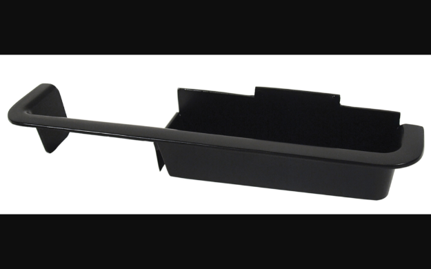 Picture of 1969-1969 Ford Mustang Deluxe Door Panel Armrest Cup - Black Metal - Right Hand